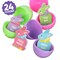 Big Dot of Happiness Colorful Easter Egg Hunt Token Stuffers, 24 Count Bunny Shape Filler Tokens with Fun Rewards for Kids, Reusable Easter Activity, Egg Hunt Supplies